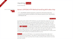 Desktop Screenshot of hacking-scala.org